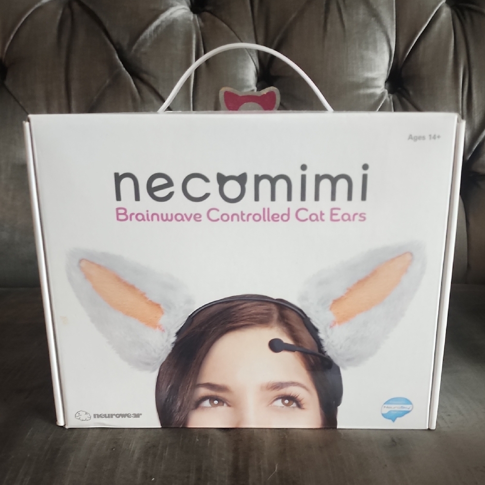 Brainwave Cat Ears - White and Gray